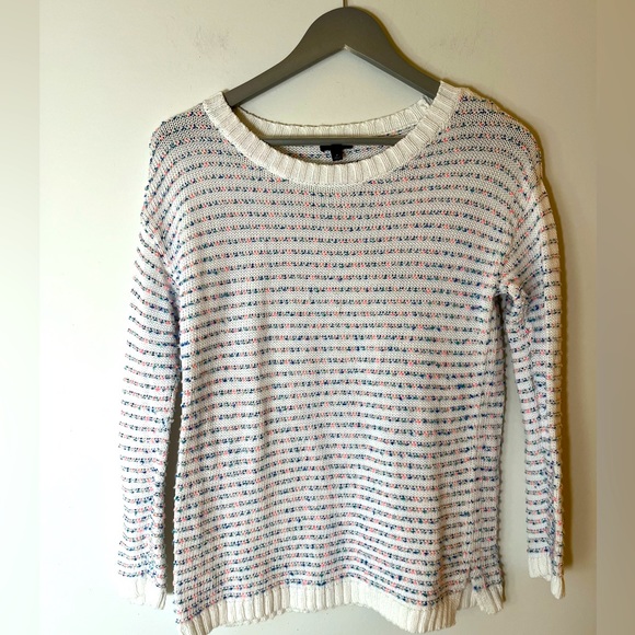 Talbots Petite Multicolored Oversized Knit Sweater, Size Petite P (Small) 🤍 - Picture 4 of 14